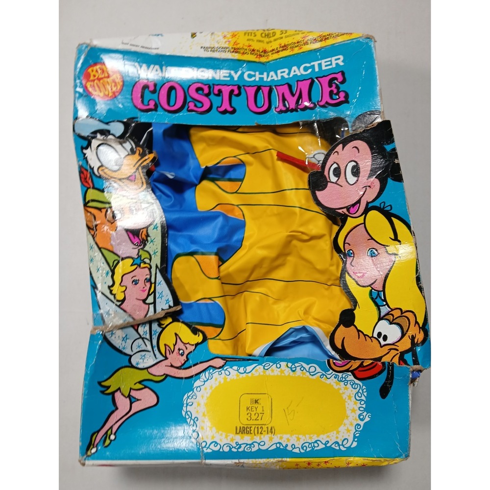2 VTG Ben Cooper 1978Disney Donald Duck &Snow White Halloween Costumes No Masks